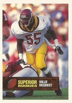 1994 Superior Rookies - Samples #55 Willie McGinest Front