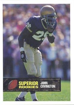 1994 Superior Rookies - Samples #68 John Covington Front