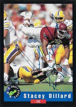 1992 Classic Draft Picks - Autographs #NNO Stacey Dillard Front