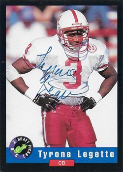 1992 Classic Draft Picks - Autographs #NNO Tyrone Legette Front