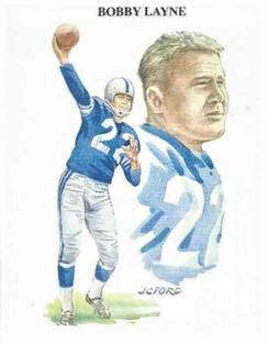 1989 All Time Great Quarterbacks #6 Bobby Layne Front
