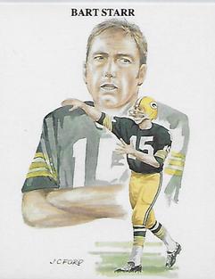 1989 All Time Great Quarterbacks #11 Bart Starr Front