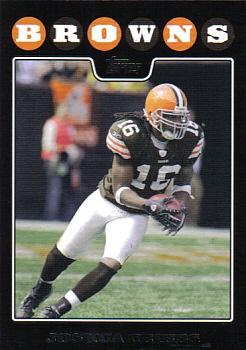 2008 Topps Cleveland Browns #10 Josh Cribbs Front