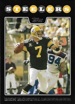 2008 Topps Pittsburgh Steelers #3 Ben Roethlisberger Front