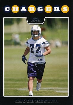 2008 Topps San Diego Chargers #12 Jacob Hester Front