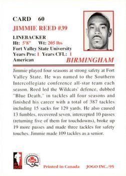 1995 JOGO #60 Jimmy Reed Back