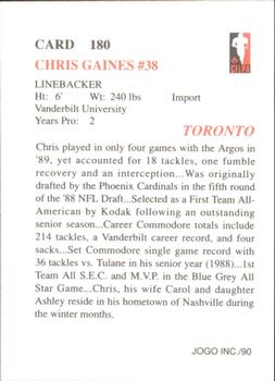 1990 JOGO #180 Chris Gaines Back