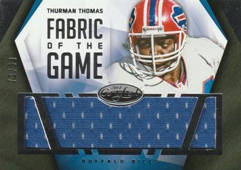 2014 Panini Certified - Fabric of the Game #F-TT Thurman Thomas Front
