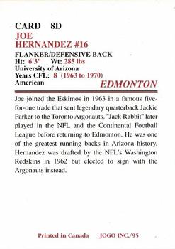 1995 JOGO - Missing Years #8D Joe Hernandez Back