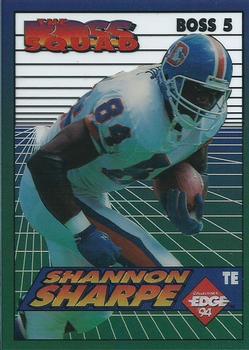 1994 Collector's Edge - The Boss Squad Promos #5 Shannon Sharpe Front