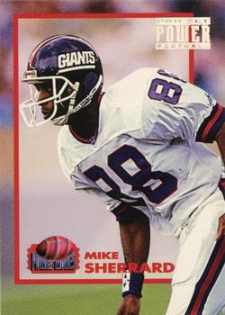1993 Pro Set Power - Power Moves #PM40 Mike Sherrard Front