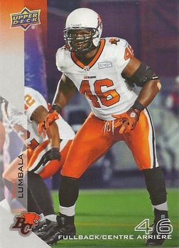 2014 Upper Deck CFL #6 Rolly Lumbala Front