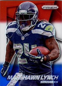 2014 Panini Prizm - Red White And Blue Prizm #80 Marshawn Lynch Front