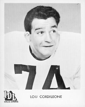 1963 IDL Pittsburgh Steelers #NNO Lou Cordileone Front