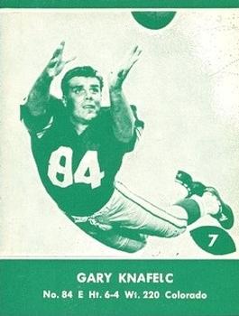 1961 Lake to Lake Green Bay Packers #7 Gary Knafelc Front