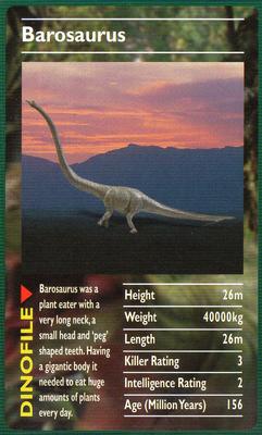 2003 Top Trumps Dinosaurs #NNO Barosaurus Front