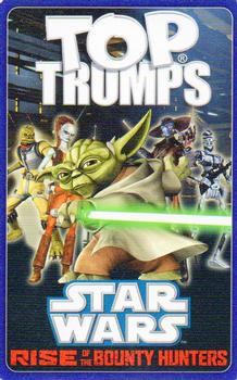 2010 Super Mini Top Trumps Star Wars Rise of the Bounty Hunters #NNO Ahsoka Tano Back