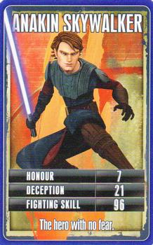 2010 Super Mini Top Trumps Star Wars Rise of the Bounty Hunters #NNO Anakin Skywalker Front