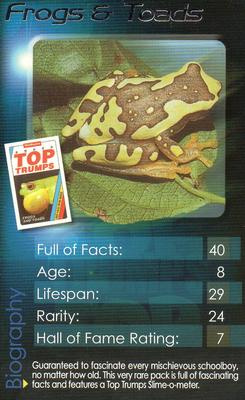 2004 Top Trumps The Ultimate Pack #NNO Frogs & Toads Front