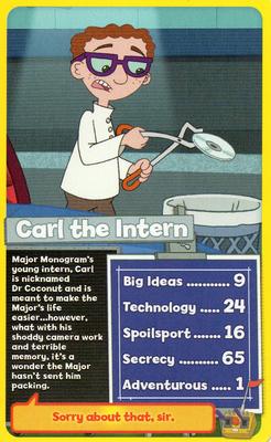 2010 Top Trumps Specials Phineas and Ferb #NNO Carl the intern Front