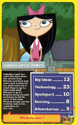 2010 Top Trumps Specials Phineas and Ferb #NNO Isabella Garcia-Shapiro Front