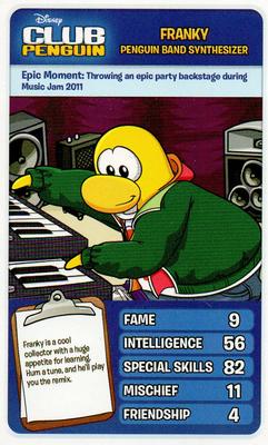 2011 Top Trumps Club Penguin #NNO Franky Front