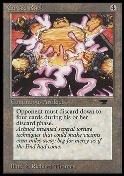 1994 Magic the Gathering Antiquities #NNO Cursed Rack Front