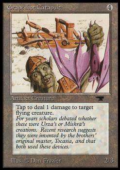 1994 Magic the Gathering Antiquities #NNO Grapeshot Catapult Front
