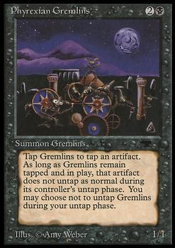 1994 Magic the Gathering Antiquities #NNO Phyrexian Gremlins Front