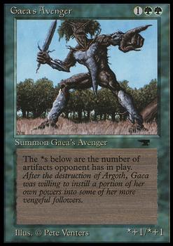 1994 Magic the Gathering Antiquities #NNO Gaea's Avenger Front