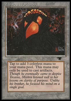 1994 Magic the Gathering Antiquities #NNO Mishra's Workshop Front