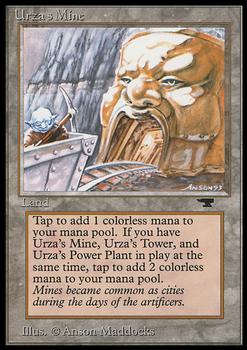 1994 Magic the Gathering Antiquities #NNO Urza's Mine Front