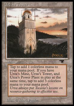 1994 Magic the Gathering Antiquities #NNO Urza's Tower Front