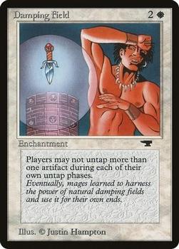 1994 Magic the Gathering Antiquities #NNO Damping Field Front