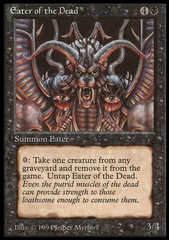 1994 Magic the Gathering The Dark #NNO Eater of the Dead Front