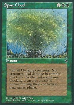 1994 Magic the Gathering Fallen Empires #NNO Spore Cloud Front