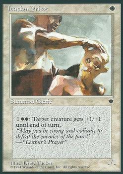 1994 Magic the Gathering Fallen Empires #NNO Icatian Priest Front