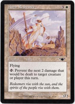 2003 Magic the Gathering Legions #3 Aven Redeemer Front