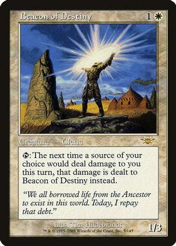 2003 Magic the Gathering Legions #5 Beacon of Destiny Front