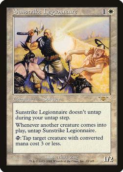 2003 Magic the Gathering Legions #22 Sunstrike Legionnaire Front