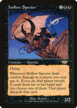 2003 Magic the Gathering Legions #75 Hollow Specter Front