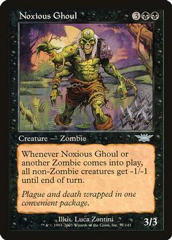 2003 Magic the Gathering Legions #77 Noxious Ghoul Front