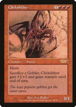 2003 Magic the Gathering Legions #90 Clickslither Front