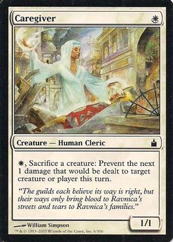 2005 Magic the Gathering Ravnica: City of Guilds #6 Caregiver Front