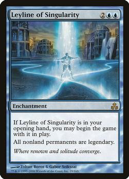 2006 Magic the Gathering Guildpact #29 Leyline of Singularity Front