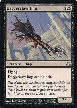 2006 Magic the Gathering Guildpact #48 Daggerclaw Imp Front