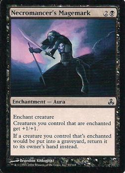2006 Magic the Gathering Guildpact #53 Necromancer's Magemark Front
