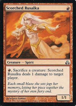 2006 Magic the Gathering Guildpact #74 Scorched Rusalka Front