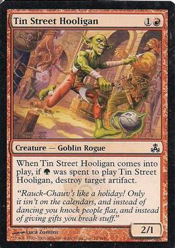 2006 Magic the Gathering Guildpact #78 Tin Street Hooligan Front