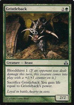 2006 Magic the Gathering Guildpact #87 Gristleback Front